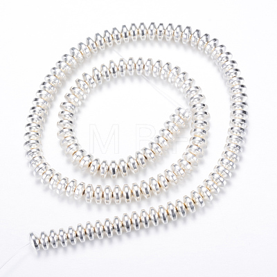 Electroplate Non-magnetic Synthetic Hematite Bead Strands X-G-Q465-11S-1