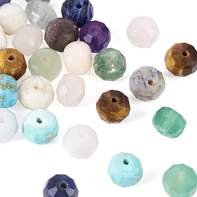 40Pcs 10 Styles Natural Mixed Gemstone Beads G-TA0001-69-1
