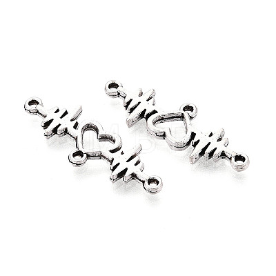 Tibetan Style Alloy Links/Connectors PALLOY-T090-93AS-1