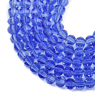 Transparent Glass Beads Strands LS-GLAA-G125-01A-06-1