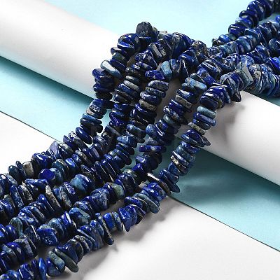 Natural Lapis Lazuli Beads Strands G-B026-04-1