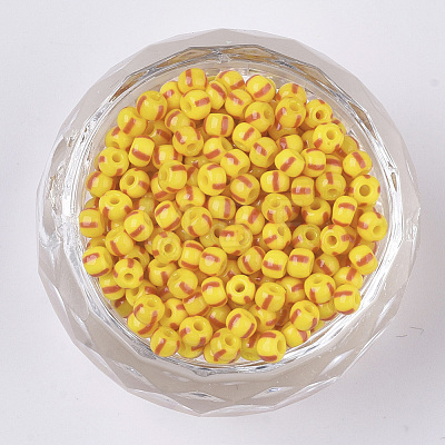 8/0 Grade A Round Glass Seed Beads SEED-S030-425-1