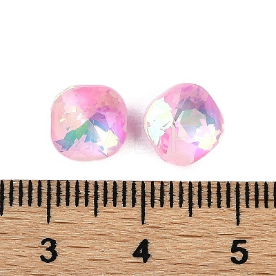 Pointed Back Glass Rhinestone Cabochons GGLA-S003-03F-1