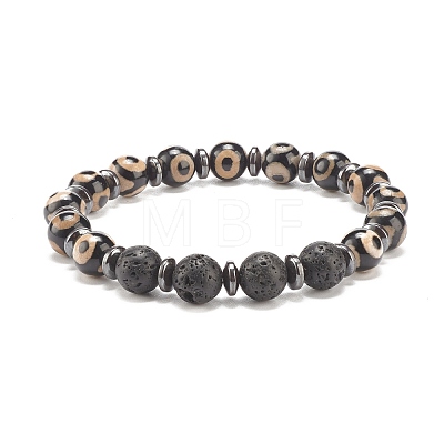 Mala Bead Bracelet BJEW-JB08018-03-1