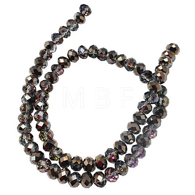 Electroplate Glass Beads EGLA-S003-3-1