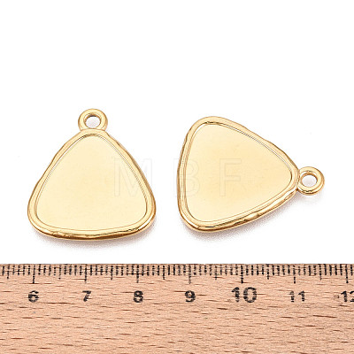 304 Stainless Steel Pendant Cabochon Settings STAS-N108-68G-1