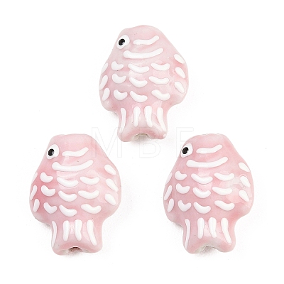 Handmade Porcelain Beads PORC-K010-08-04-1