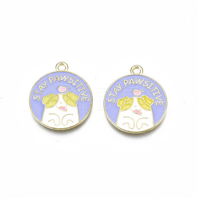 Alloy Enamel Pendants ENAM-S115-179-1