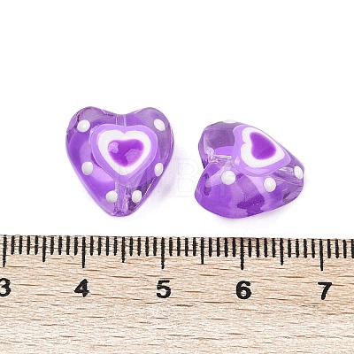 Handmade Lampwork Beads Strands LAMP-R004-06A-02-1