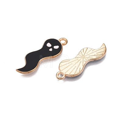 Halloween Theme Alloy Enamel Pendants PALLOY-N176-41B-RS-1