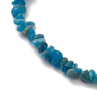 Natural Gemstone Beads Anklets AJEW-AN00583-01-1