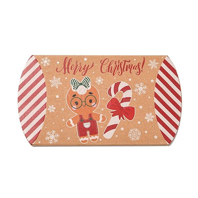 Christmas Theme Cardboard Candy Pillow Boxes CON-G017-02L-1