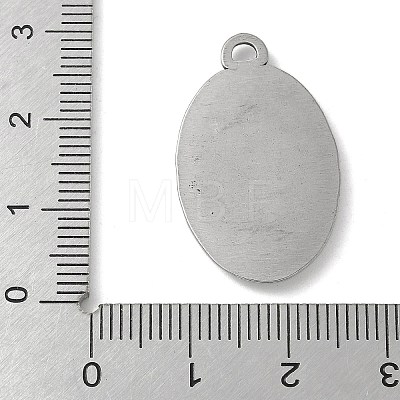 304 Stainless Steel Pendants STAS-L277-03C-P-1