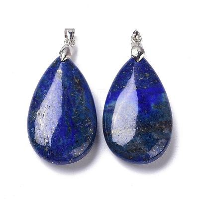 Natural Lapis Lazuli Pendants X-G-D084-01P-B01-1