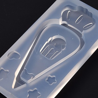 Piping Bag Shape DIY Silicone Molds DIY-I080-01D-1