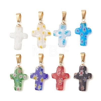 Handmade Lampwork Pendants PALLOY-JF05246-1