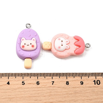 Opaque Resin Pendants LS-CRES-D313-06P-1