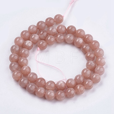 Natural Sunstone Beads Strands LS-G-J157-8mm-07-1