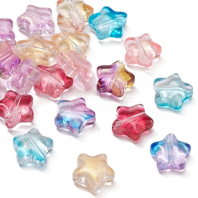 80Pcs 8 Colors Electroplate Glass Beads EGLA-YW0001-30-1