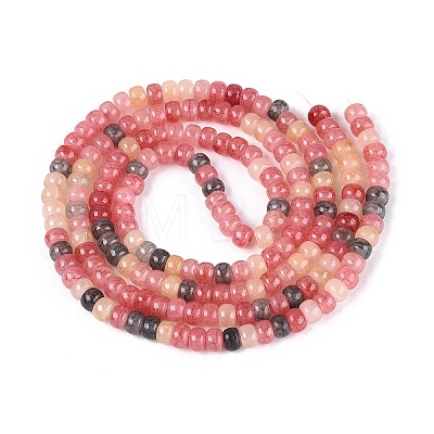 Ombre Effect Dyed Glass Beads Strands X-GLAA-Q106-05A-A10-1