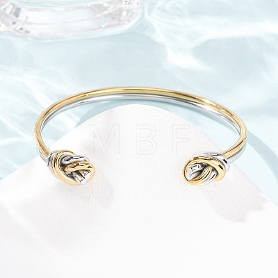304 Stainless Steel Cuff Bangles for Women SA-CBA2192-07GP-1