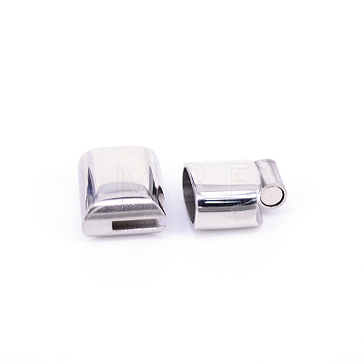 316 Stainless Steel Magnetic Clasps STAS-CJC0001-25A-P-1