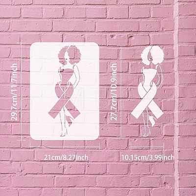 Plastic Reusable Drawing Painting Stencils Templates DIY-WH0172-506-1