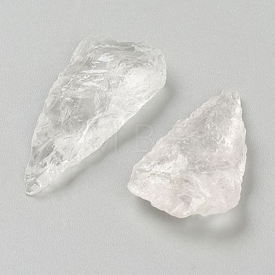Rough Raw Natural Quartz Crystal Beads G-H254-02-1