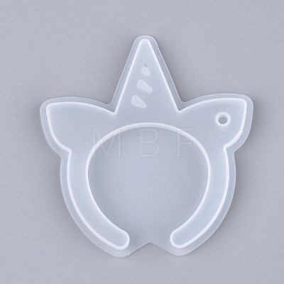 Unicorn Keychain Silicone Molds DIY-I036-25-1