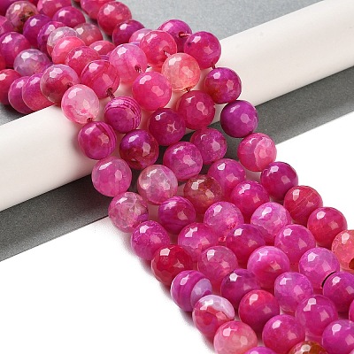 Natural Agate Beads Strands G-M437-C01-01C-1