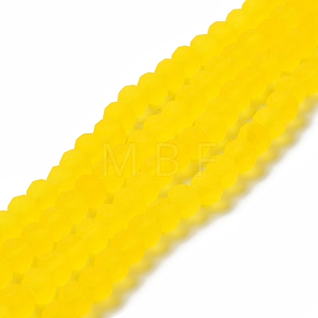 Transparent Glass Beads Strands LS-EGLA-A034-T2mm-MD17-1