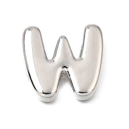 Brass Slide Charms KK-Z163-01P-W-1