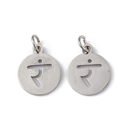 Non-Tarnish 304 Stainless Steel Charms STAS-Q201-T449P-1