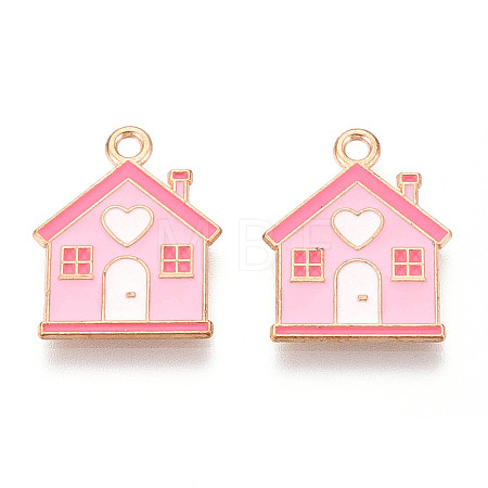 Alloy Enamel Pendants ENAM-T022-27-1