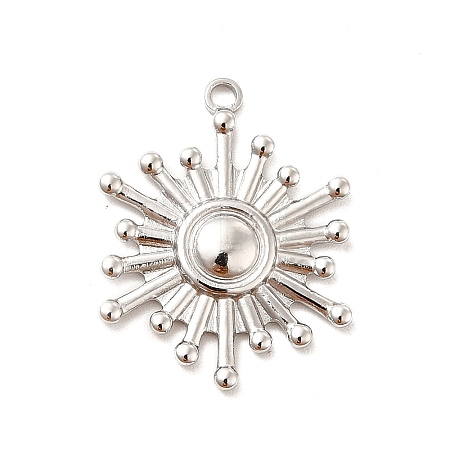 Non-Tarnish 304 Stainless Steel Pendants STAS-F282-18P-1