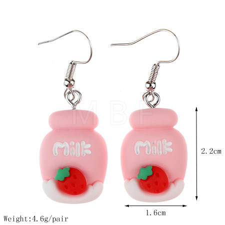 Food Theme Resin Dangle Earrings FS-WGC167F-16-1
