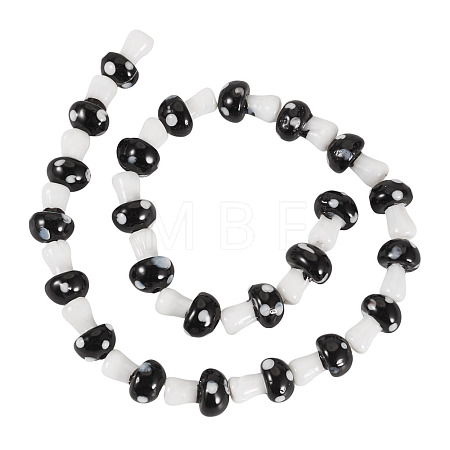 1Strand Handmade Lampwork Beads Strands LAMP-TA0001-84L-1