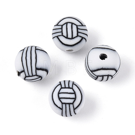 Handmade Polymer Clay Beads CLAY-Q253-05C-1