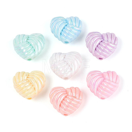 Opaque Acrylic Beads OACR-N150-01-1