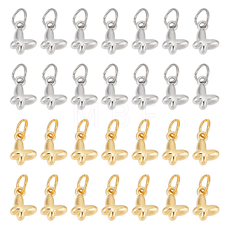 28Pcs 2 Colors Alloy Charms FIND-AR0003-87-1