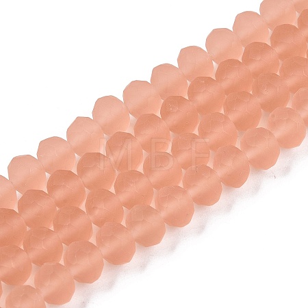 Transparent Glass Beads Strands X-EGLA-A044-T8mm-MD21-1