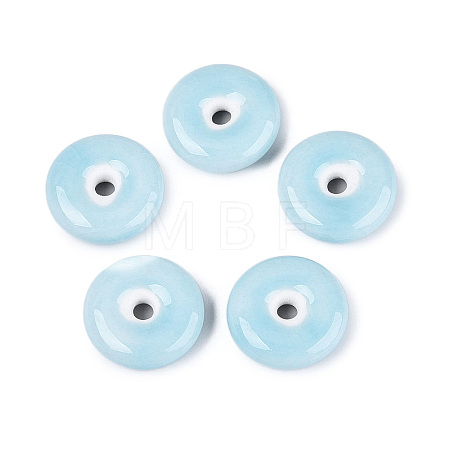 Vintage Handmade Porcelain Beads PORC-N013-20-17-1