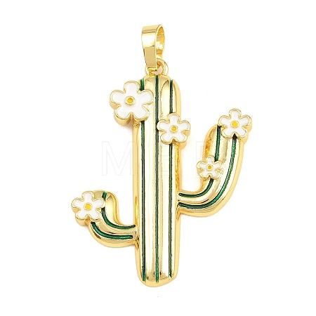 Brass Enamel Pendants KK-A303-18G-01-1