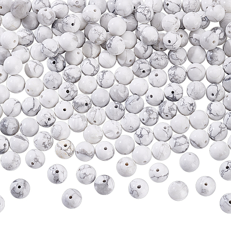Natural Howlite Beads G-NB0001-04-1