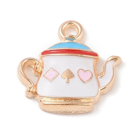 Alloy Enamel Pendants ENAM-Z010-27B-KCG-1