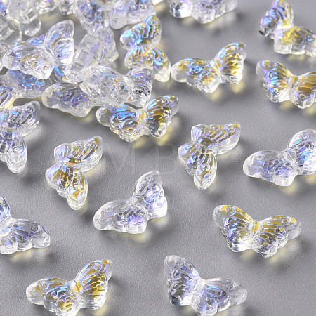 Transparent Glass Beads GLAA-S190-018B-02-1