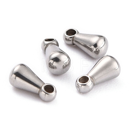 Non-Tarnish 304 Stainless Steel Chain Extender Drop X-STAS-H153-10A-P-1