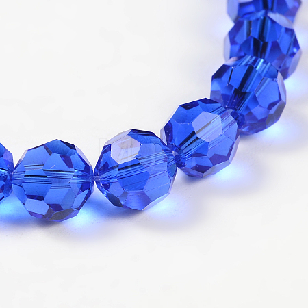 Imitation Austrian Crystal Bead Strands G-M181-4mm-13A-1
