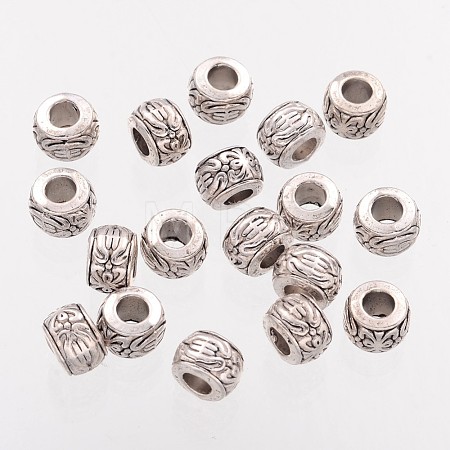 Rondelle Tibetan Style Spacer Beads X-AB793-NF-1