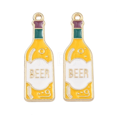 Alloy Enamel Pendants FIND-H020-01D-G-1